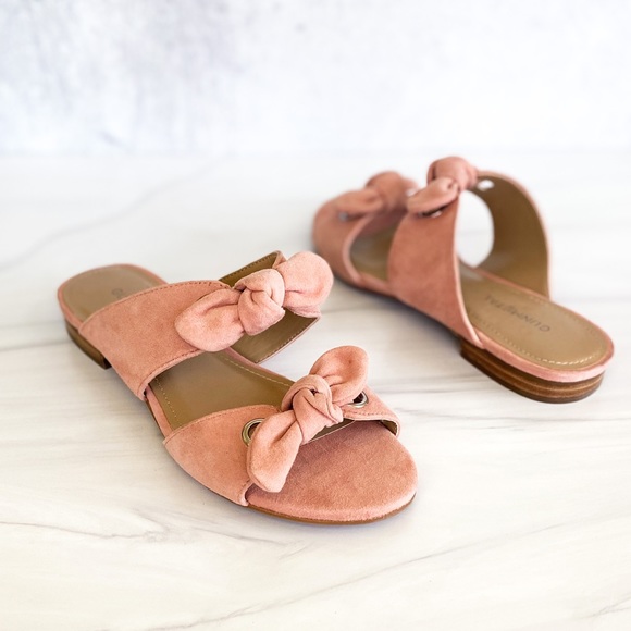 gunmetal Shoes - GUNMETAL Boyna Twist Slide Leather Sandals 6